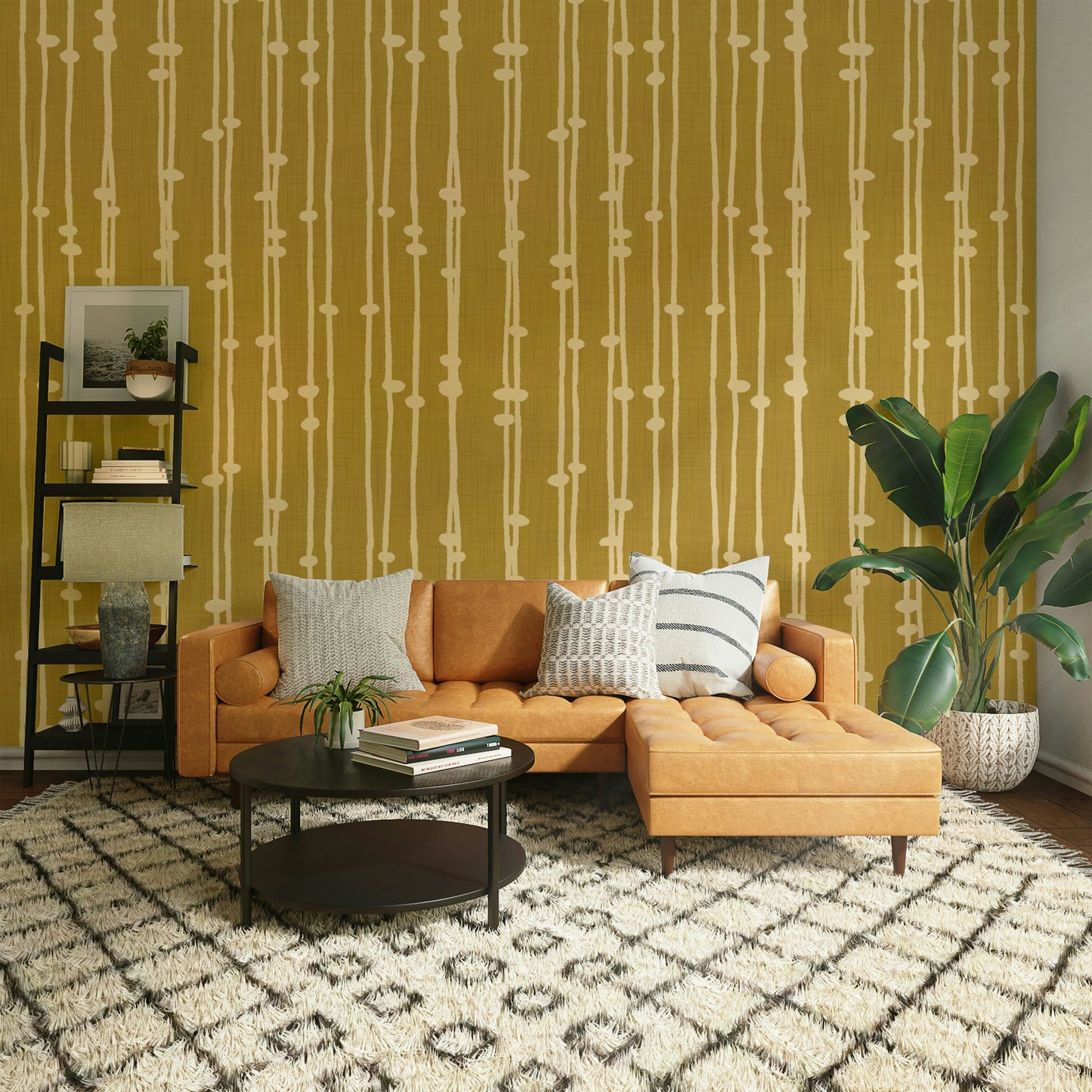 Boho Jewel Tone abstract wallpaper