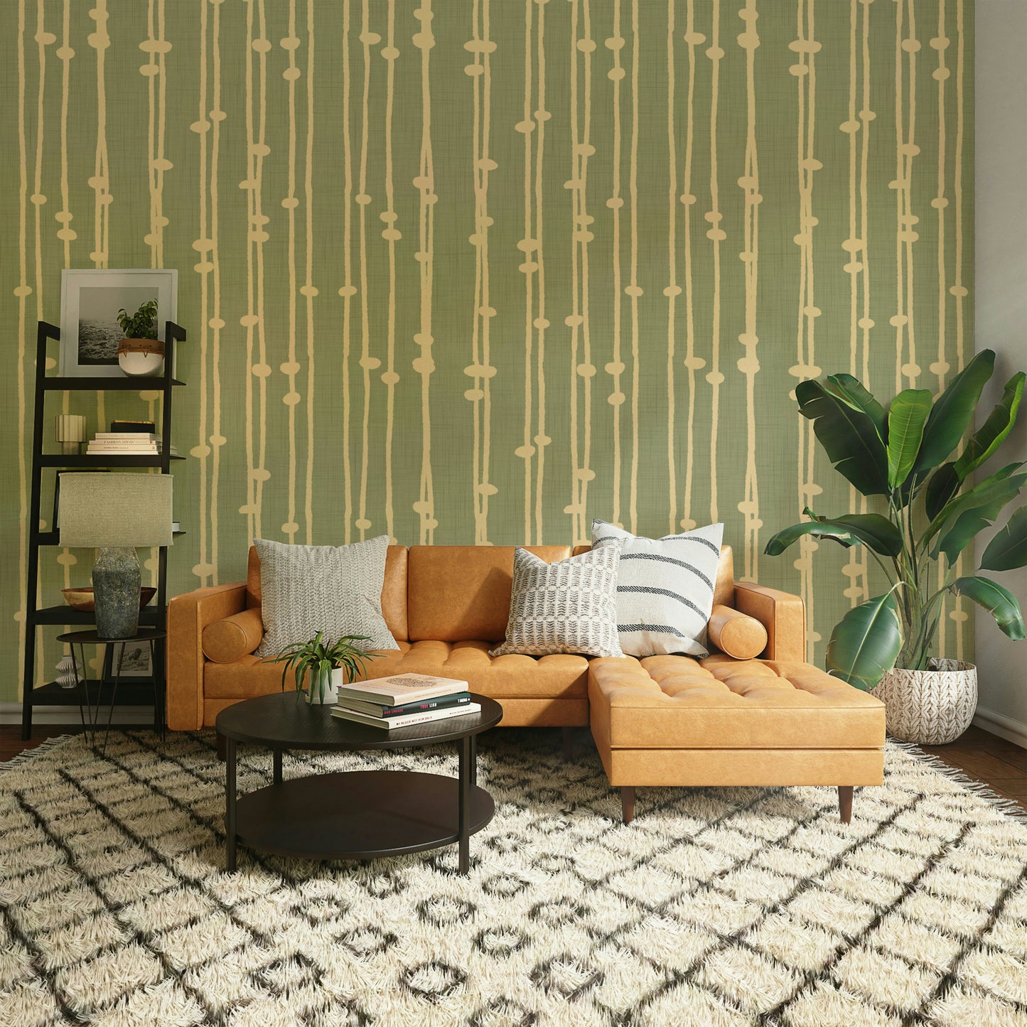 Boho Jewel Tone elegant wallpaper