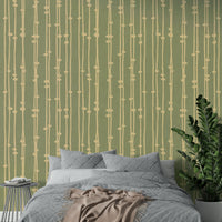 Boho Jewel Tone striped wallpaper