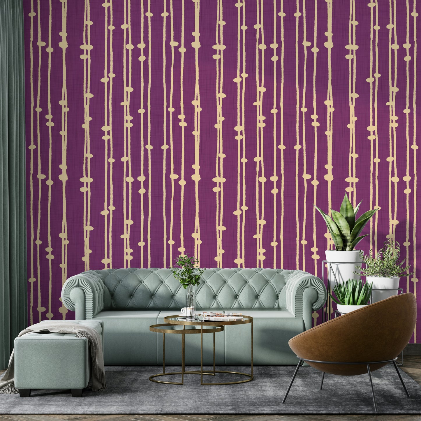 Boho Jewel Tone abstract wallpaper