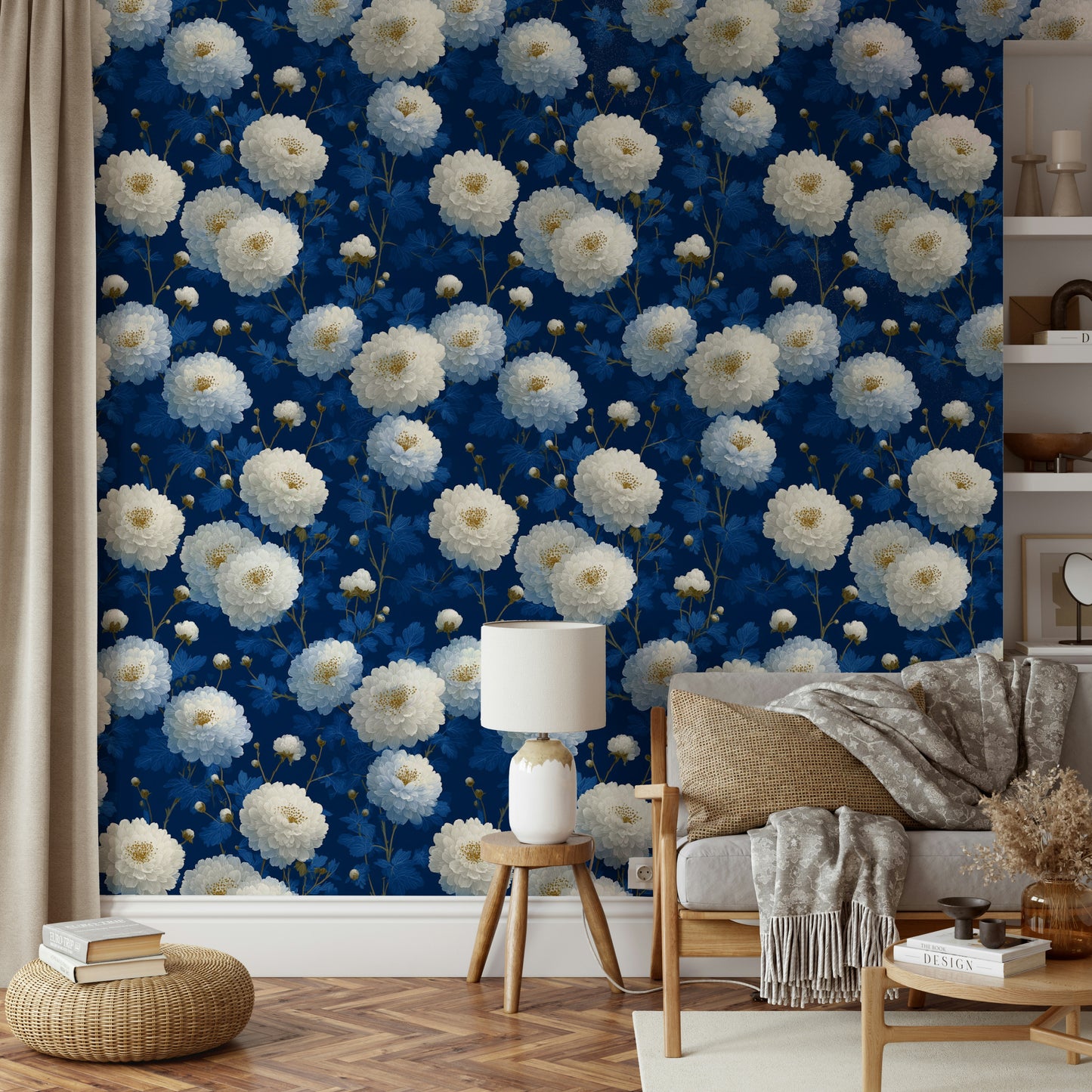 Royal Bloom regal wall mural