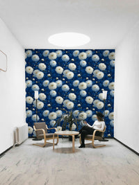 Royal Bloom sophisticated mural wallpaper