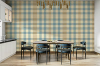 Checkered Charm elegant mural wallpaper