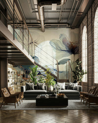 A tasteful retro wall covering.