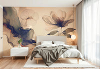 A dreamy garden decor with a sepia tone.