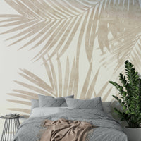 A classic jungle wall mural design.