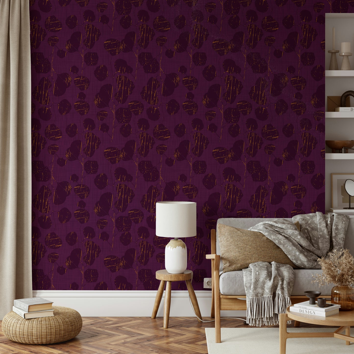 Boho Jewel Tone graceful wallpaper