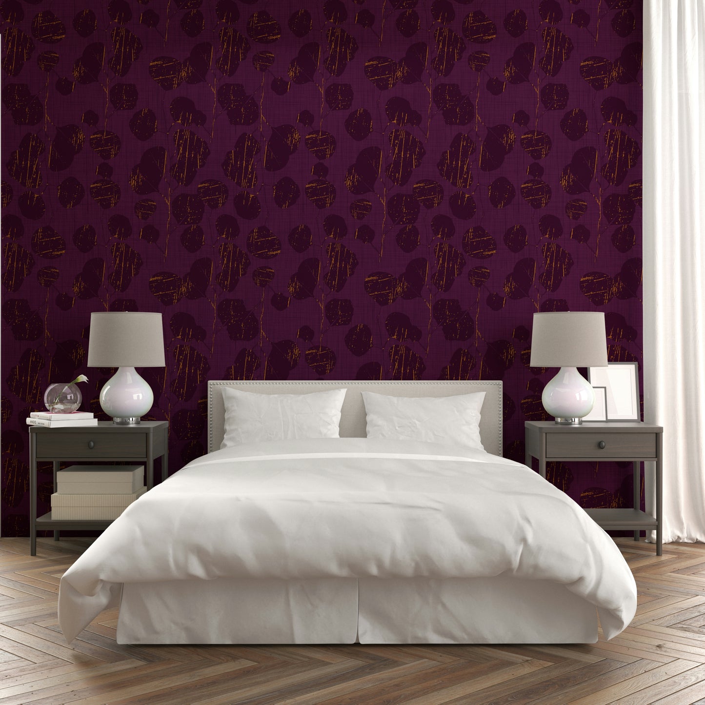 Boho Jewel Tone elegant wall covering