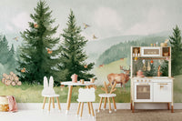 A beautiful and whimsical animal wallpaper.