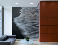 A serene ocean coastal wall covering.