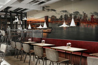 Lower Manhattan Dusk beautiful wallpaper for walls

