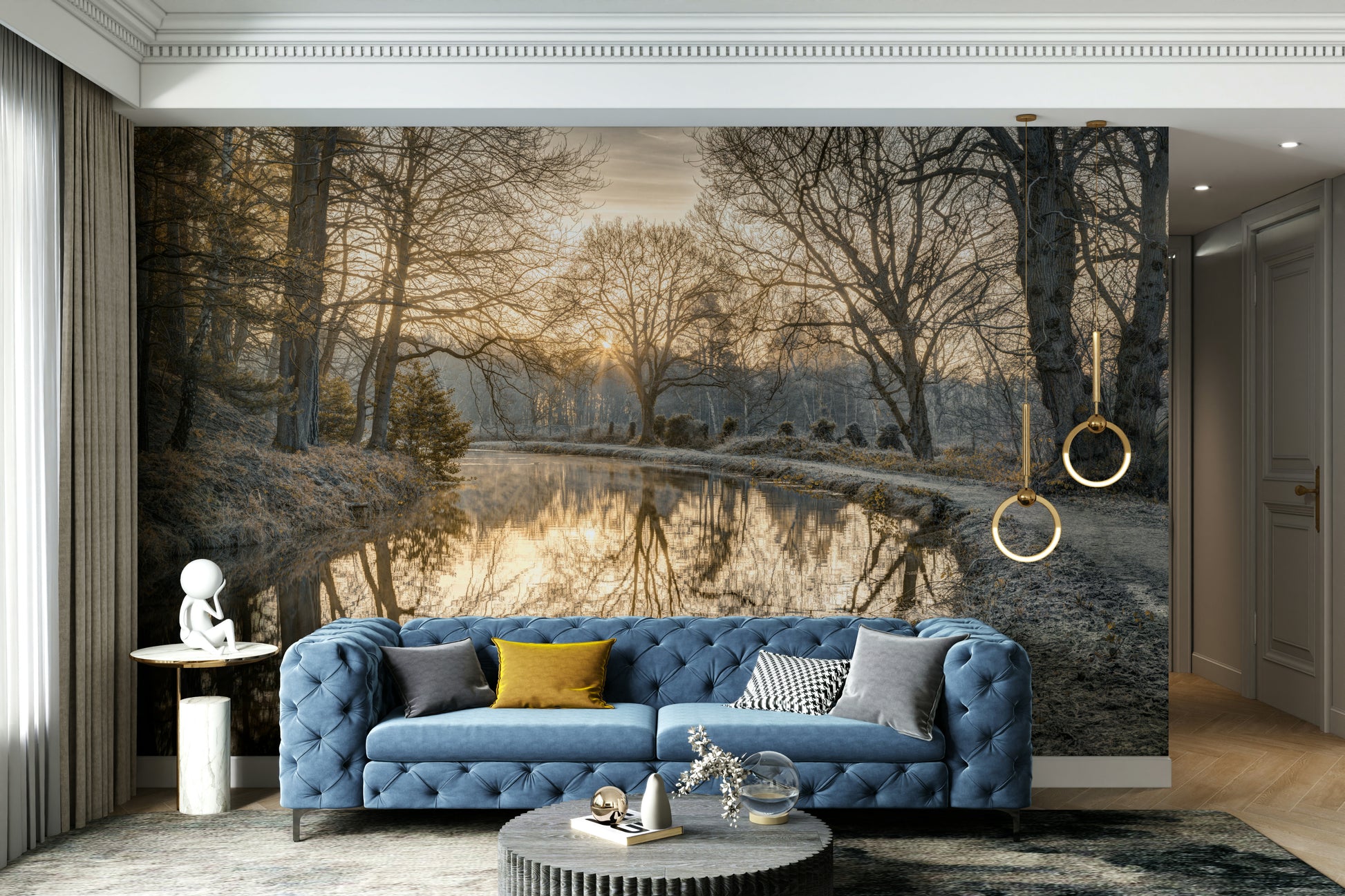 Frosty Morning beautiful wall covering

