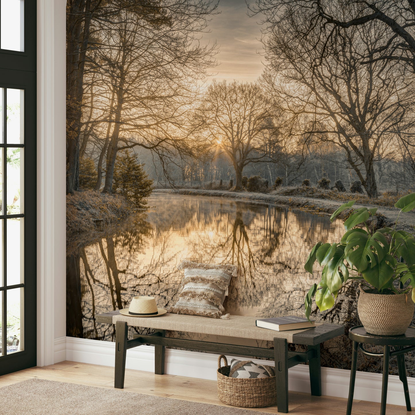 Frosty Morning serene wall mural

