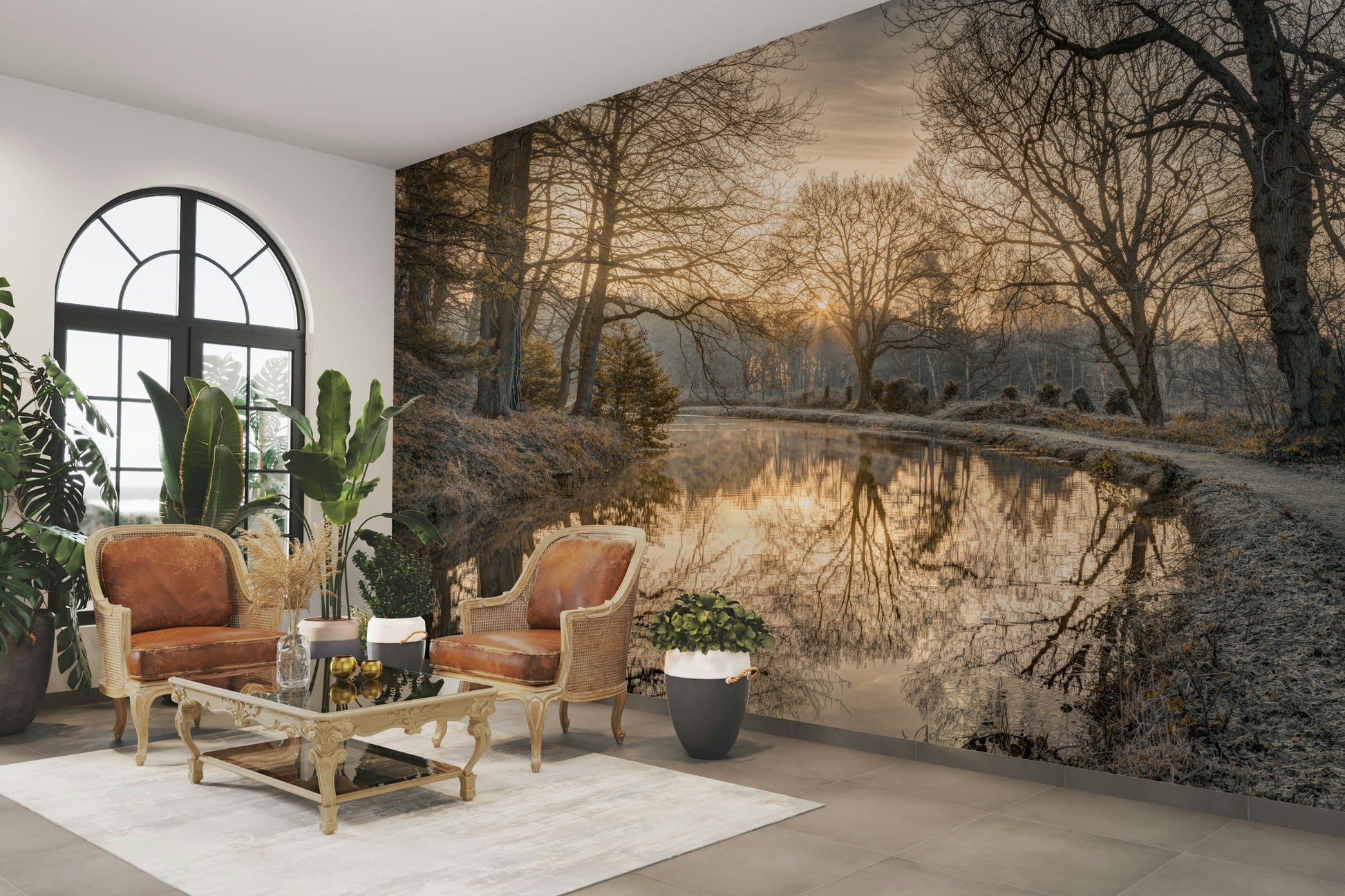 Frosty Morning natural wall mural

