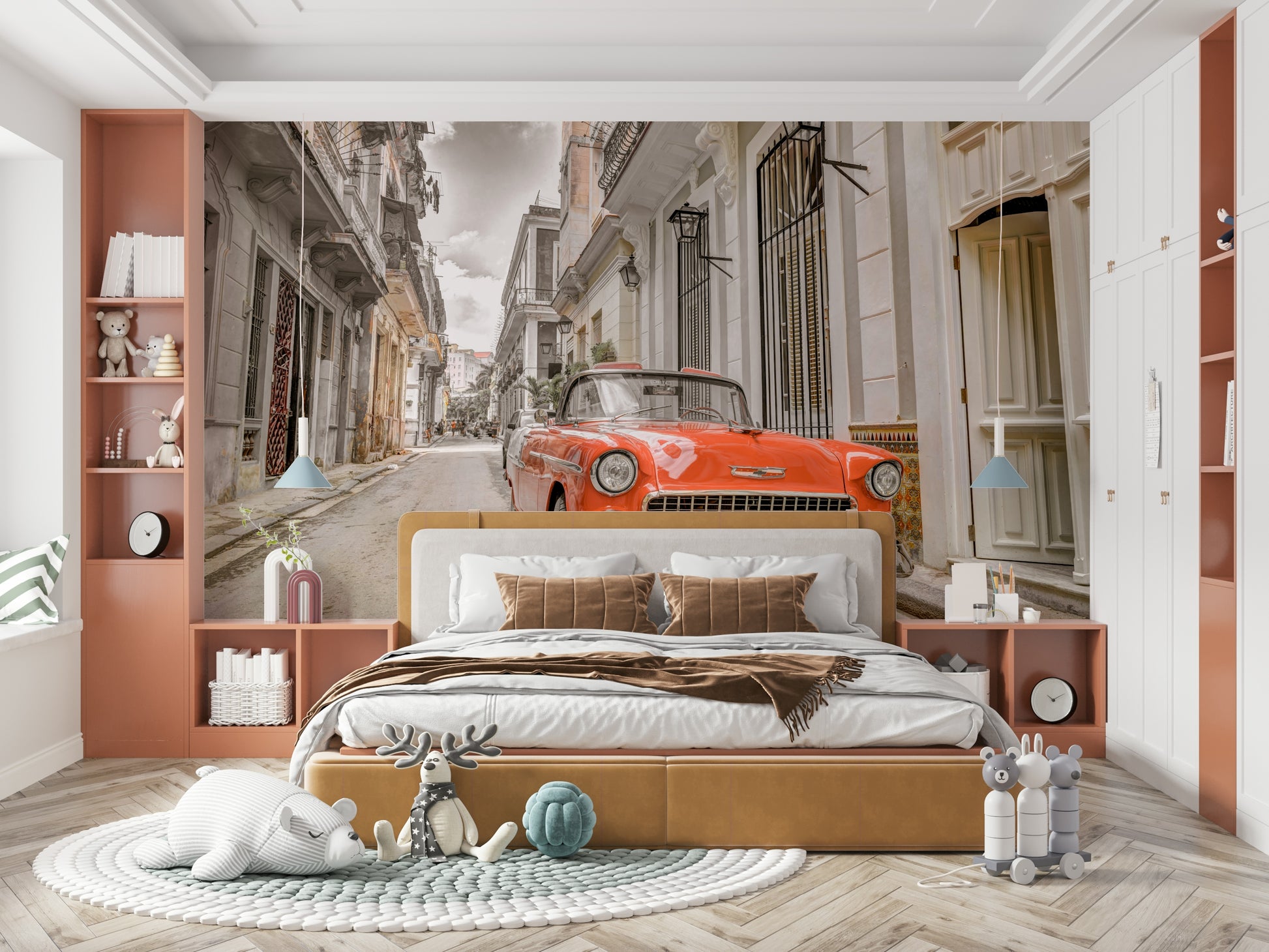 Havana Ride retro car wallpaper