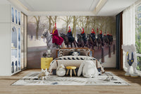 Guards on Parade London wall mural