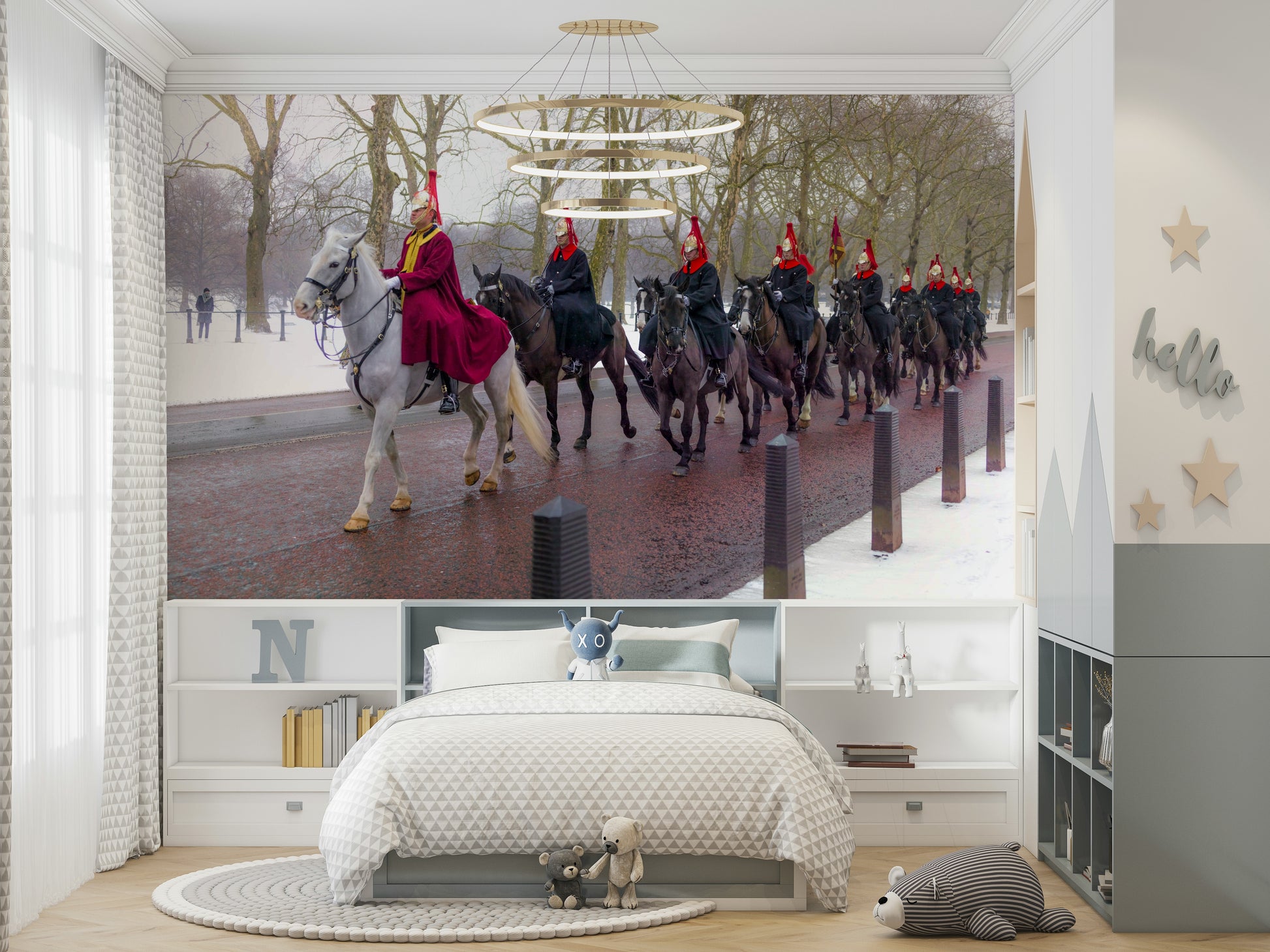 Guards on Parade ceremonial wallpaper