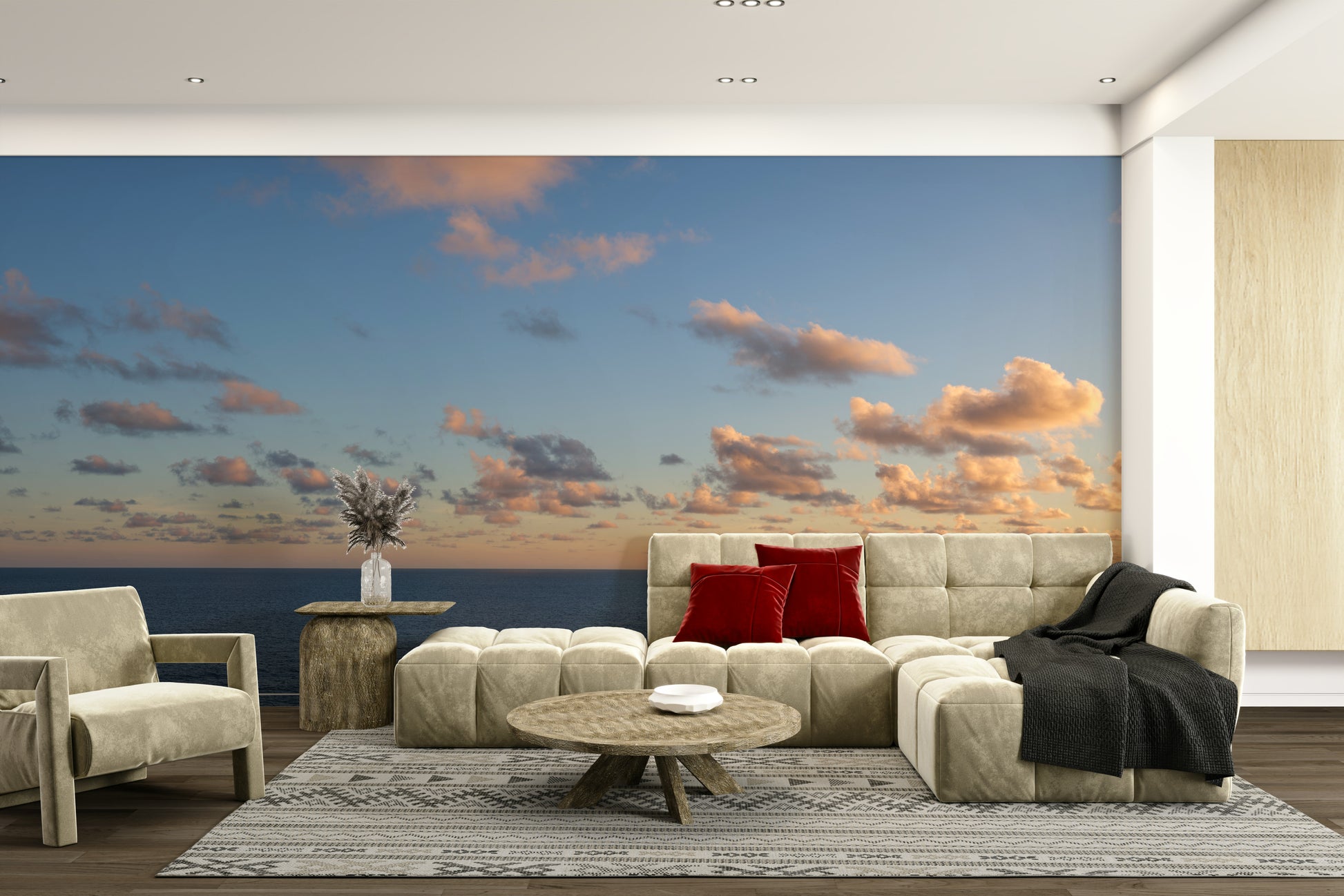 Sunset Sky twilight mural wallpaper