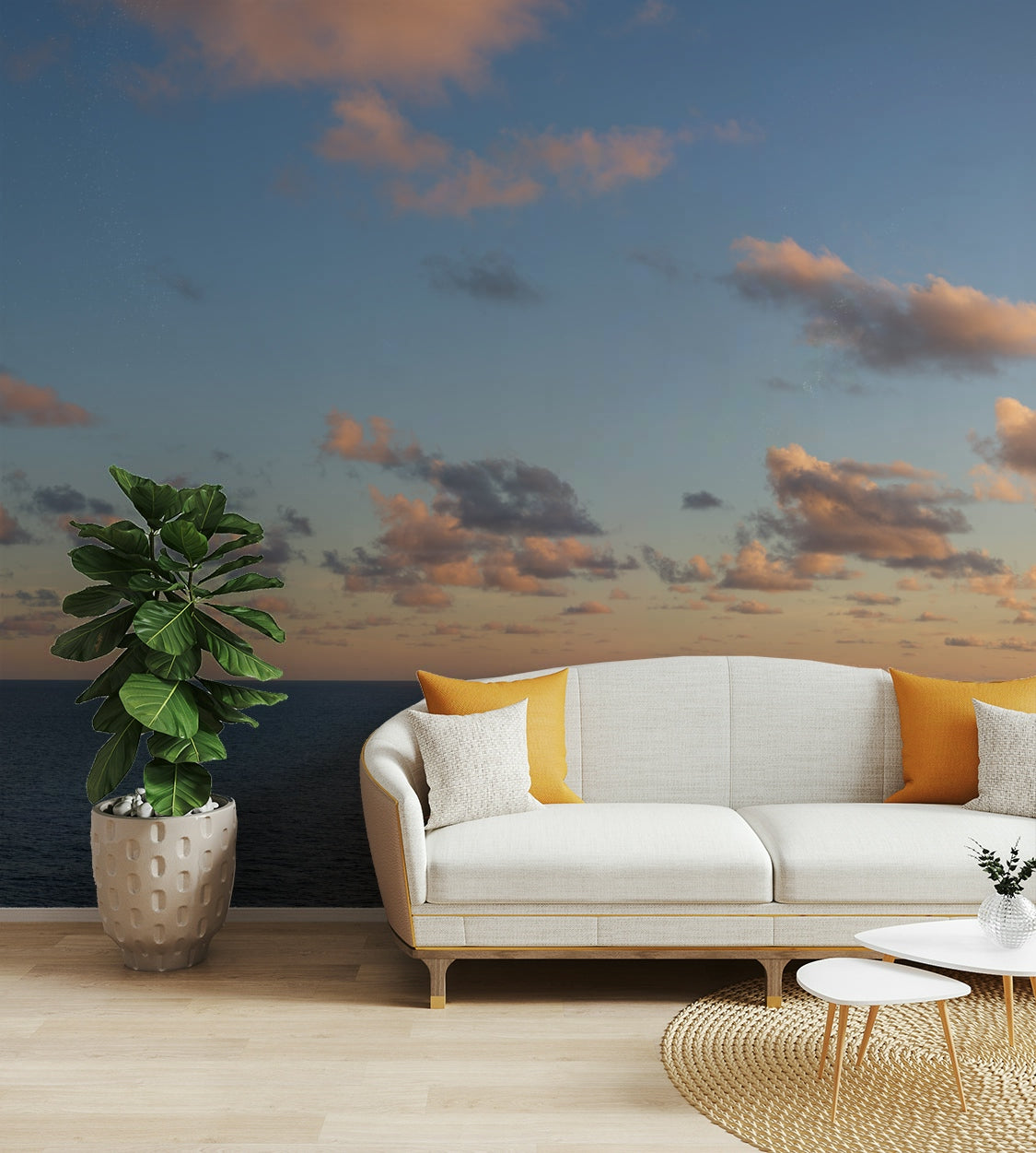 Sunset Sky colorful wall covering