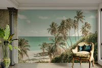 Oceanfront Serenity ocean wall mural