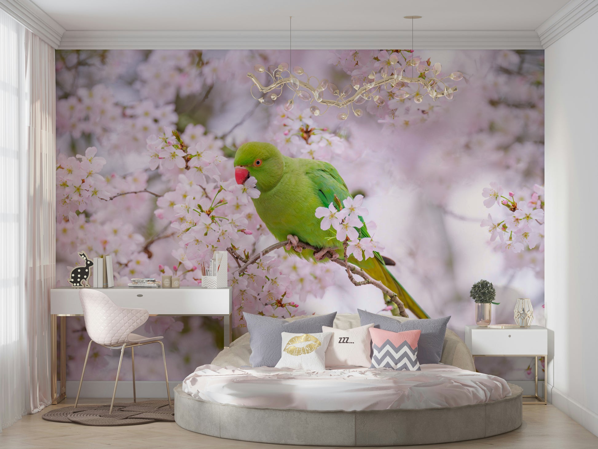 Blossom Bird elegant wallpaper for walls
