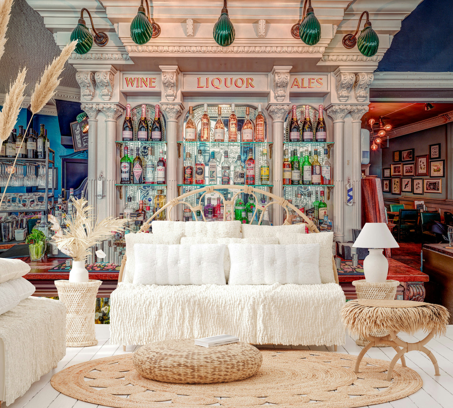 Fine Spirits Elegant refined wallpaper