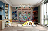 Fine Spirits Elegant high-end bar wallpaper