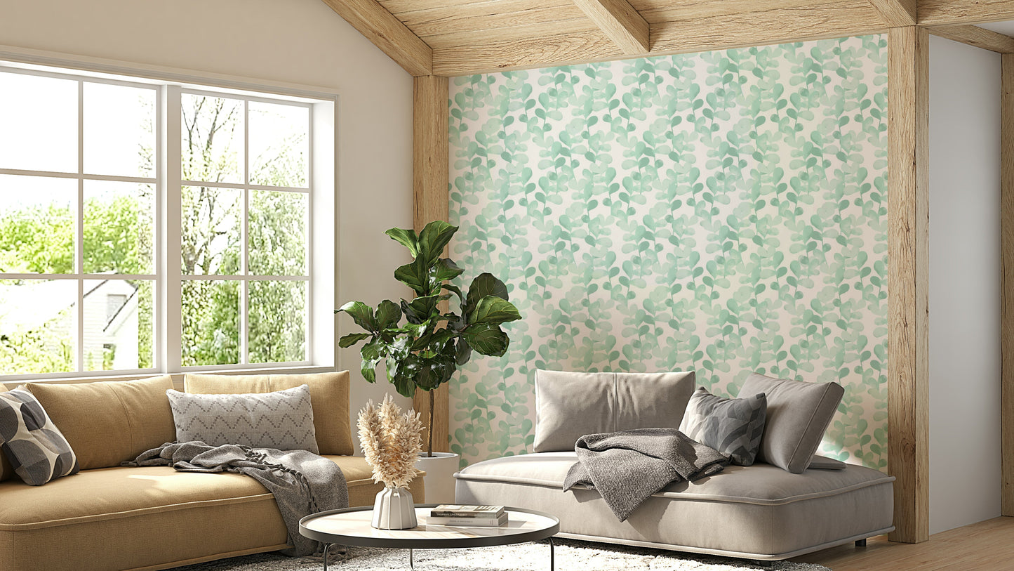 Eucalyptus Dream peaceful wallpaper for walls

