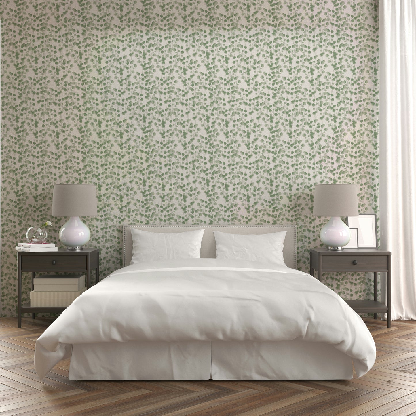 Eucalyptus Whisper peaceful wallpaper for walls

