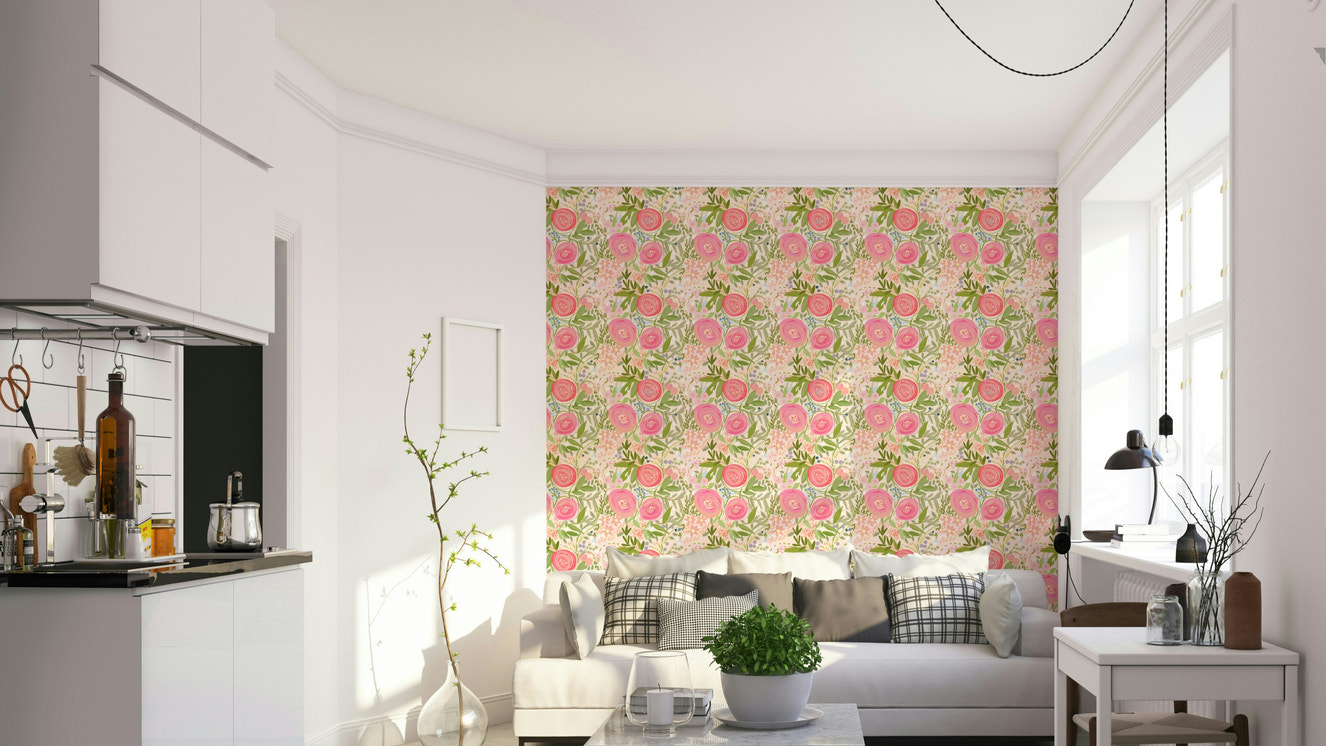 Rosy Reverie romantic wall art

