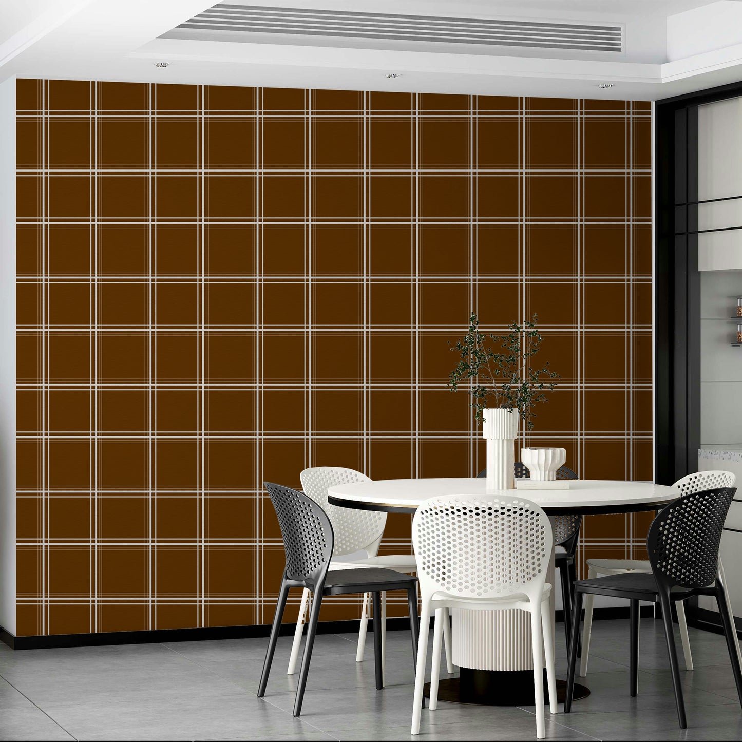 Terra Plaid decorative wall art

