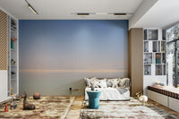 A minimalist interior with the Dead Sea wallpaper.


