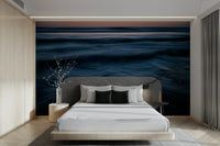 A close-up of the detailed texture in the wave design.

