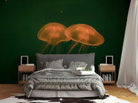 A serene underwater view wall mural for your decor.


