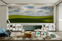 A close-up of the textured details in the green foliage.