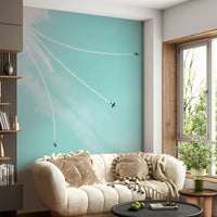 A beautiful vintage military aircraft on a runway.