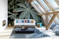 A beautiful serene field of blue lupine flowers.