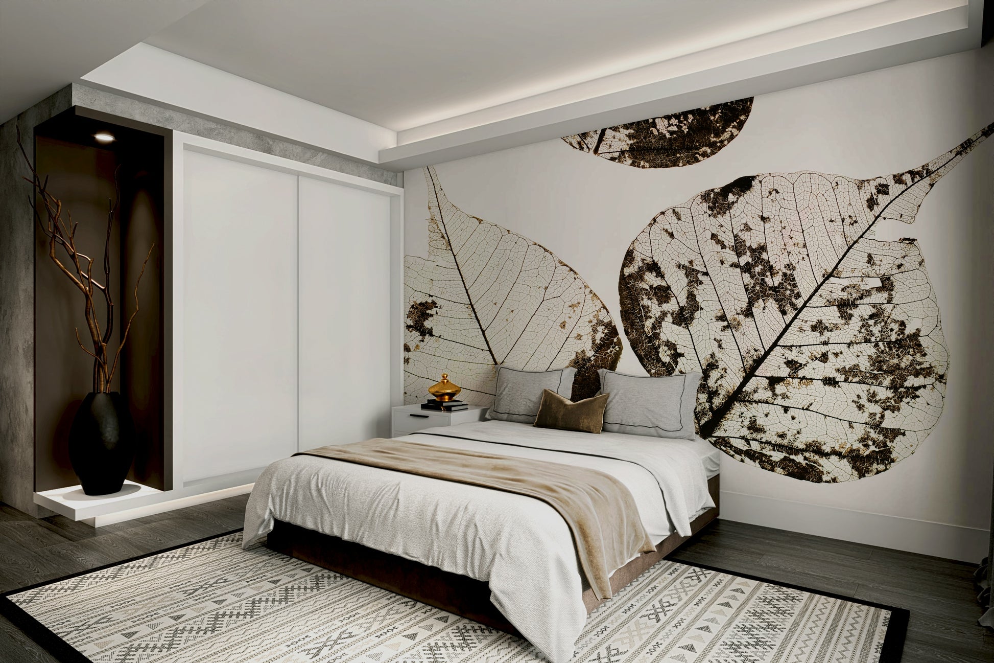 A classic autumn wallpaper for walls.

