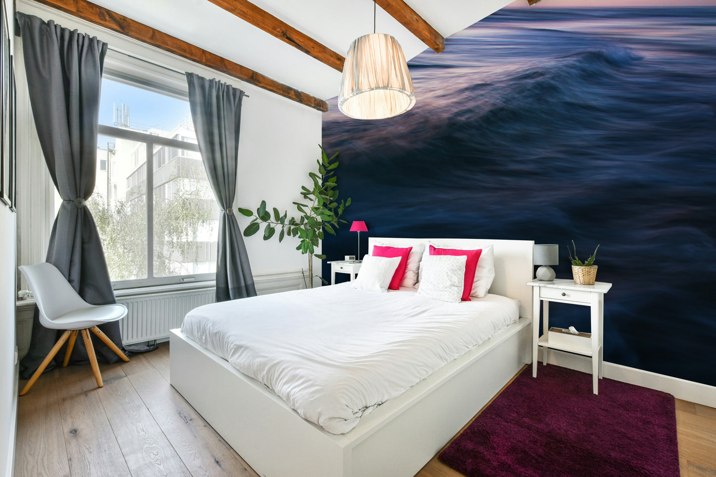 A serene ocean motion wall mural for your decor.

