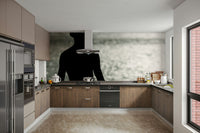 A calming desert theme wallpaper mural that defines a space.

