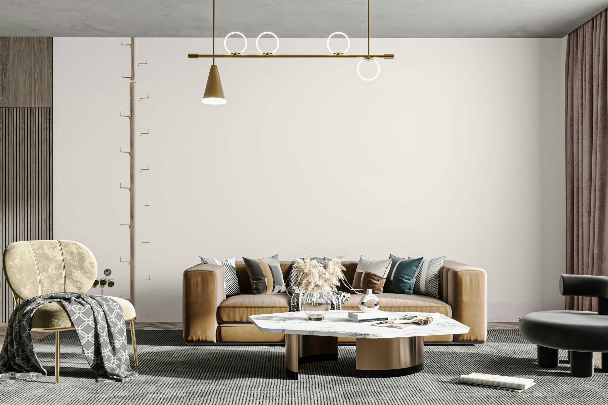 A serene coastal view wall mural for your decor.

