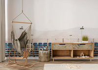 A classic coastal wallpaper for walls.

