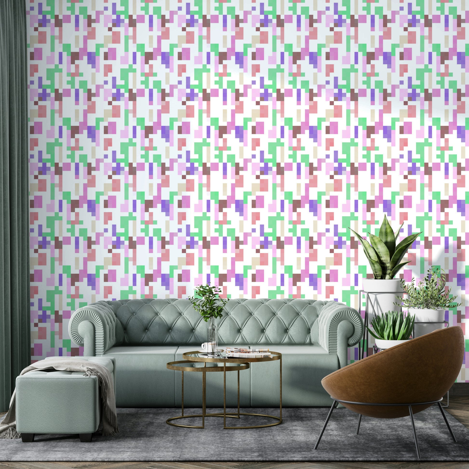 A contemplative soft focus wallpaper mural for a feature wall.

