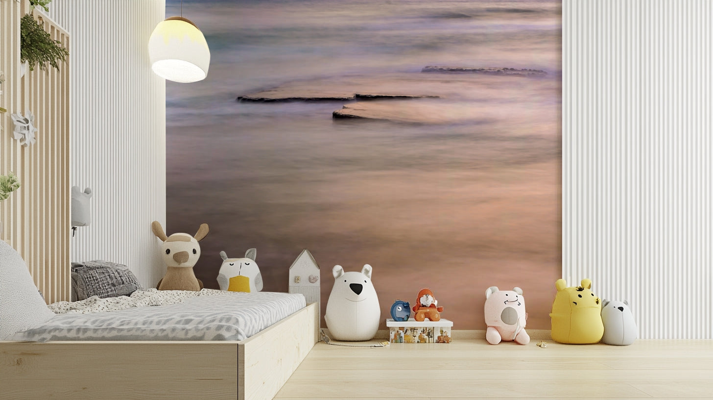 A contemplative open ocean wallpaper mural for a feature wall.

