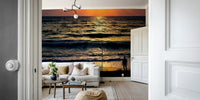 A serene human connection wall mural for your decor.

