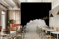 A beautiful modern sky wall mural for a living room.

