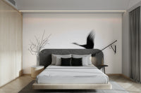 An artistic nature inspired mural for home decor.

