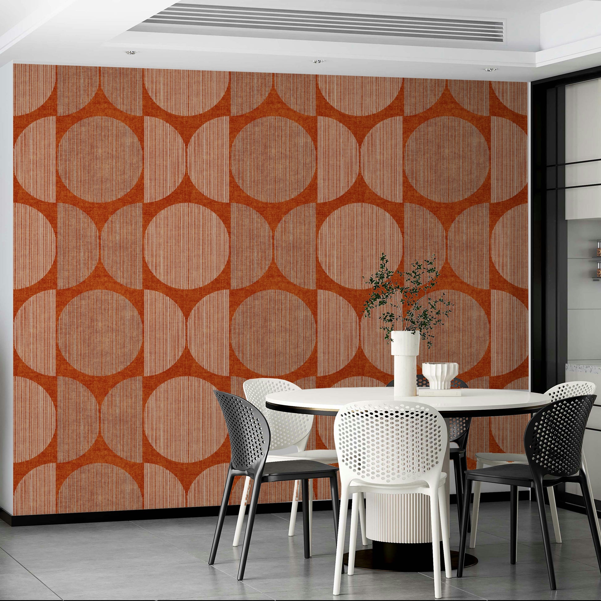A classic Bauhaus style wallpaper for walls.

