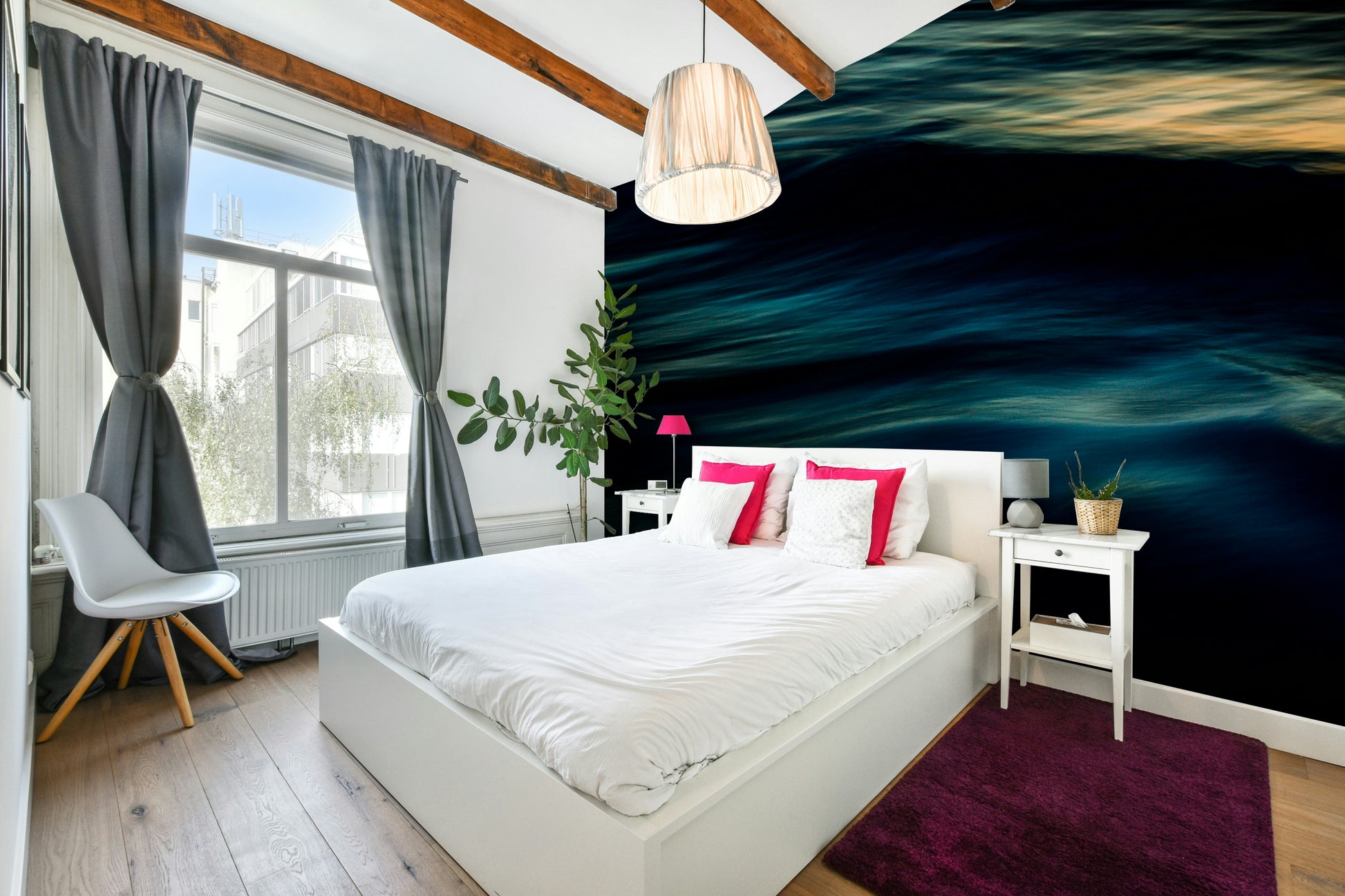 A serene ocean motion wall mural for your decor.

