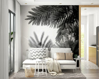 A beautiful modern art wall mural for a living room.

